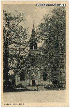 ansichtkaart: Enter, N.H. Kerk