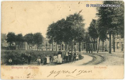 ansichtkaart: Bergen op Zoom, Boschpoort