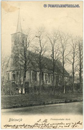 Bleiswijk, Protestantsche Kerk ansichtkaart: Bleiswijk, Protestantsche Kerk