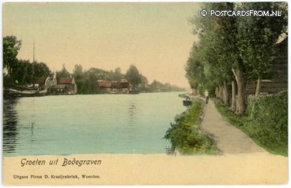 ansichtkaart: Bodegraven, Groeten uit