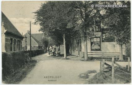 ansichtkaart: Akersloot, Kerkbuurt