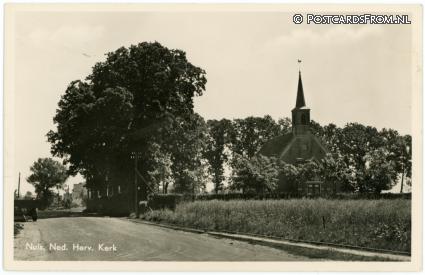 ansichtkaart: Nuis, Ned. Herv. Kerk