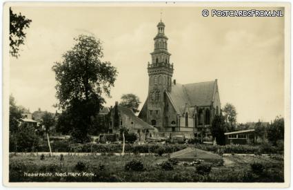 ansichtkaart: Haastrecht, Ned. Herv. Kerk