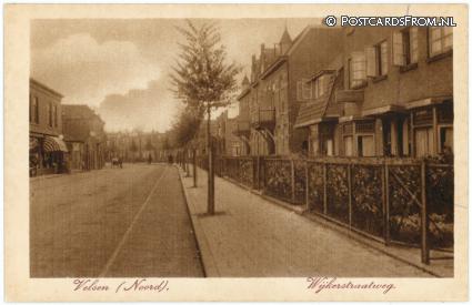Velsen-Noord, Wijkerstraatweg ansichtkaart: Velsen-Noord, Wijkerstraatweg
