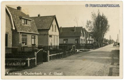 ansichtkaart: Ouderkerk ad IJssel, Kerkweg