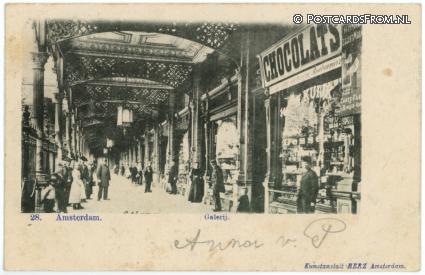 Amsterdam, Galerij ansichtkaart: Amsterdam, Galerij