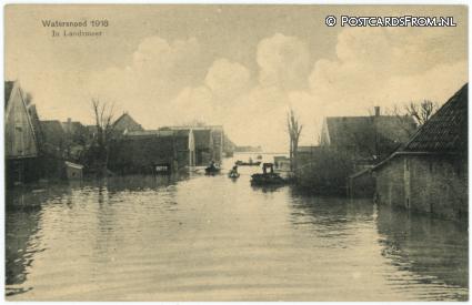 Landsmeer, Watersnood 1916 ansichtkaart: Landsmeer, Watersnood 1916