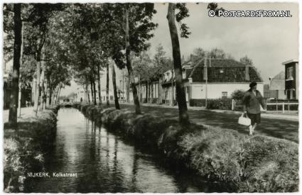 Nijkerk GL, Kolkstraat ansichtkaart: Nijkerk GL, Kolkstraat