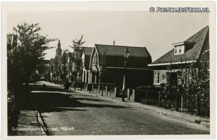 Nijkerk GL, Schimmelpenninckstraat ansichtkaart: Nijkerk GL, Schimmelpenninckstraat