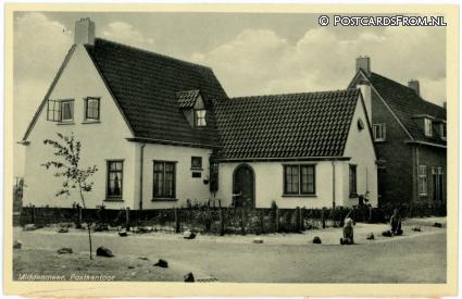 ansichtkaart: Middenmeer, Postkantoor