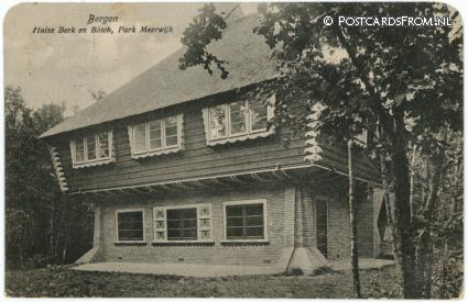 ansichtkaart: Bergen NH, Huize Berk en Bosch, Park Meerwijk