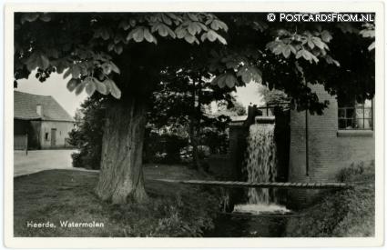 ansichtkaart: Heerde, Watermolen