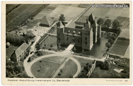Heemskerk, Kasteel Assumburg ansichtkaart: Heemskerk, Kasteel Assumburg