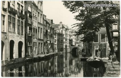 Utrecht, Oude Gracht ansichtkaart: Utrecht, Oude Gracht