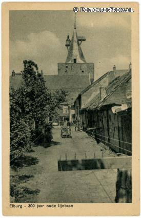 Elburg, 300 jaar oude lijnbaan ansichtkaart: Elburg, 300 jaar oude lijnbaan
