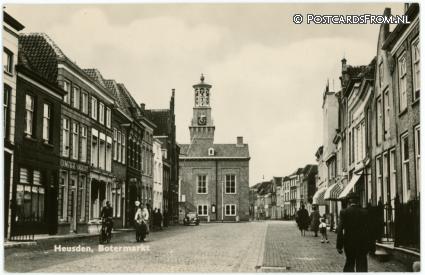 ansichtkaart: Heusden, Botermarkt