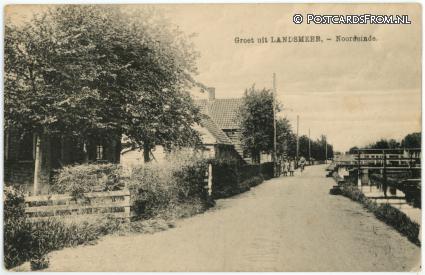 Landsmeer, Noordeinde ansichtkaart: Landsmeer, Noordeinde