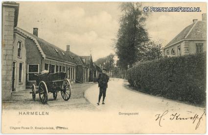 ansichtkaart: Harmelen, Dorpsgezicht