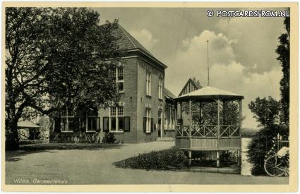 ansichtkaart: Wilnis, Gemeentehuis