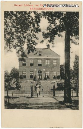 Frederiksoord, Gerard Adriaan van Swieten Tuinbouwschool ansichtkaart: Frederiksoord, Gerard Adriaan van Swieten Tuinbouwschool