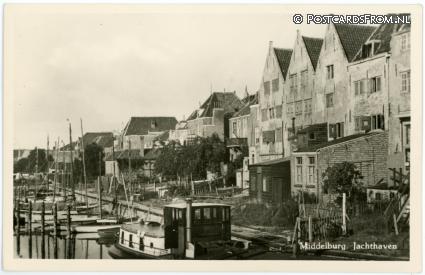 Middelburg, Jachthaven ansichtkaart: Middelburg, Jachthaven