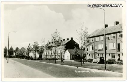 Papendrecht, Vrijheer v. Eslaan ansichtkaart: Papendrecht, Vrijheer v. Eslaan