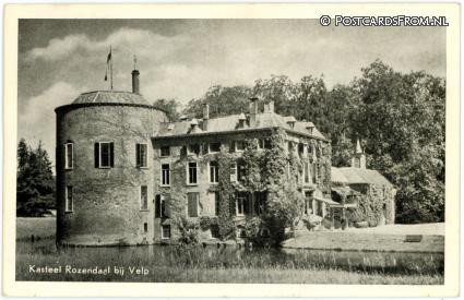 ansichtkaart: Velp GL, Kasteel Rozendaal bij Velp