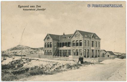ansichtkaart: Egmond aan Zee, Koloniehuis 'Kerdijk'