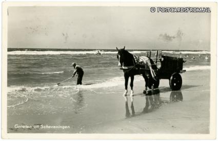 ansichtkaart: Scheveningen, Groeten uit