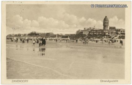 ansichtkaart: Zandvoort, Strandgezicht