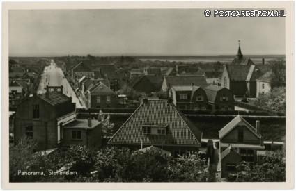 ansichtkaart: Stellendam, Panorama
