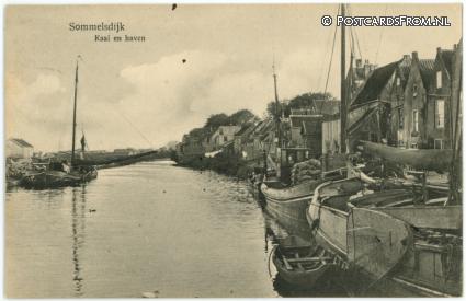 ansichtkaart: Sommelsdijk, Kaai en Haven