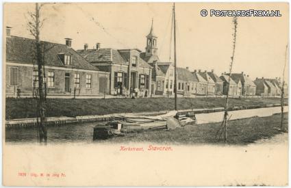 Stavoren, Kerkstraat ansichtkaart: Stavoren, Kerkstraat