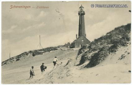 Scheveningen, Lichttoren ansichtkaart: Scheveningen, Lichttoren