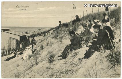 ansichtkaart: Oostvoorne, Strand