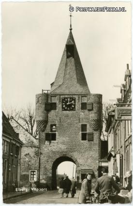 Elburg, Vispoort ansichtkaart: Elburg, Vispoort