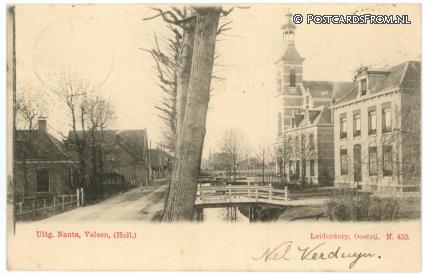 Leiderdorp, Oostzij ansichtkaart: Leiderdorp, Oostzij