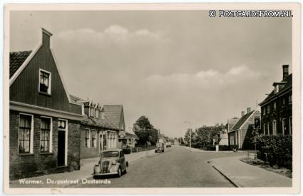 ansichtkaart: Wormer, Dorpsstraat Oosteinde