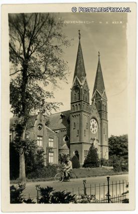 Duivendrecht, R.K. Kerk ansichtkaart: Duivendrecht, R.K. Kerk