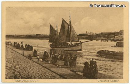 Scheveningen, Uitgaande Logger. Sch.280 ansichtkaart: Scheveningen, Uitgaande Logger. Sch.280