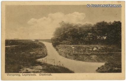 ansichtkaart: Oldebroek Legerplaats, Viersprong
