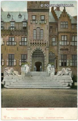 Haarzuilens, Kasteel: Haarzuilen. Ingang ansichtkaart: Haarzuilens, Kasteel: Haarzuilen. Ingang