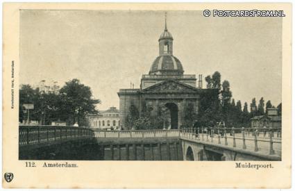 Amsterdam, Muiderpoort ansichtkaart: Amsterdam, Muiderpoort