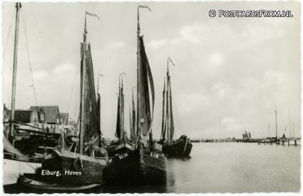 Elburg, Haven ansichtkaart: Elburg, Haven