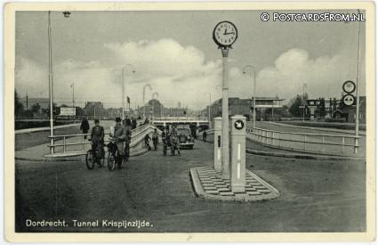 Dordrecht, Tunnel Krispijnzijde ansichtkaart: Dordrecht, Tunnel Krispijnzijde