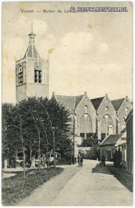 Vianen UT, Buiten de Landpoort ansichtkaart: Vianen UT, Buiten de Landpoort