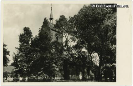 ansichtkaart: Anloo, Oudste Kerk in Drenthe