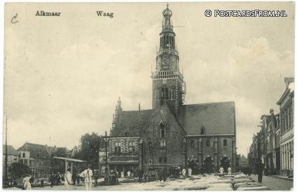 Alkmaar, Waag ansichtkaart: Alkmaar, Waag