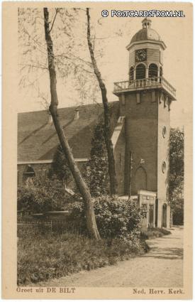 ansichtkaart: De Bilt, Ned. Herv. Kerk