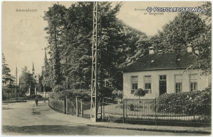 ansichtkaart: Amersfoort, Kruispunt Utrechtscheweg en Bergstraat